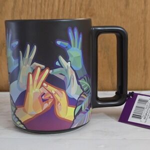 Starbucks‎ ASL Sign Language Artist Yiqiao Wang Ceramic Coffee Mug Cup 12 oz NWT